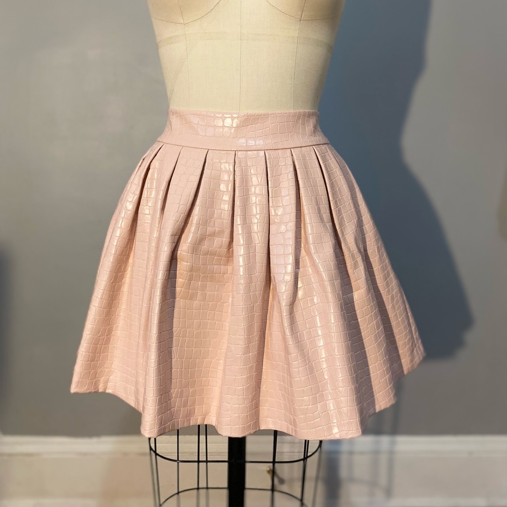 Mini pleated skirt